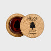 Melos Baroque Cello Rosin In cork holder