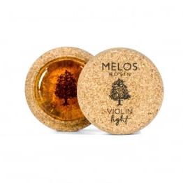 Melos violin rosin light full size cake in cork packaging
