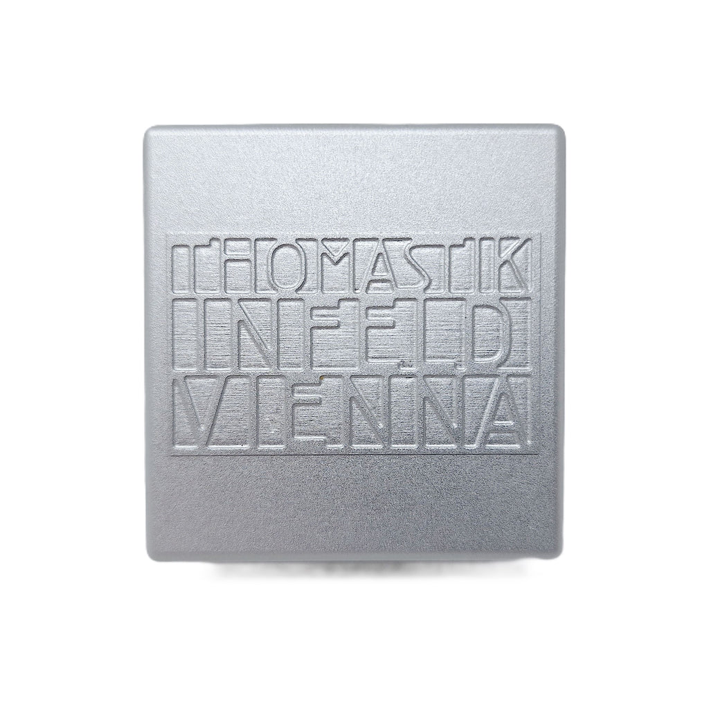 Thomastik-Infeld Cello Rosin showing silver cover with brand name logo TIVC01