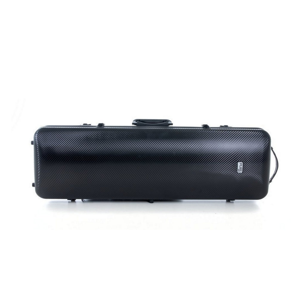 Pure by Gewa Polycarbonate Oblong Violin Case, black exterior