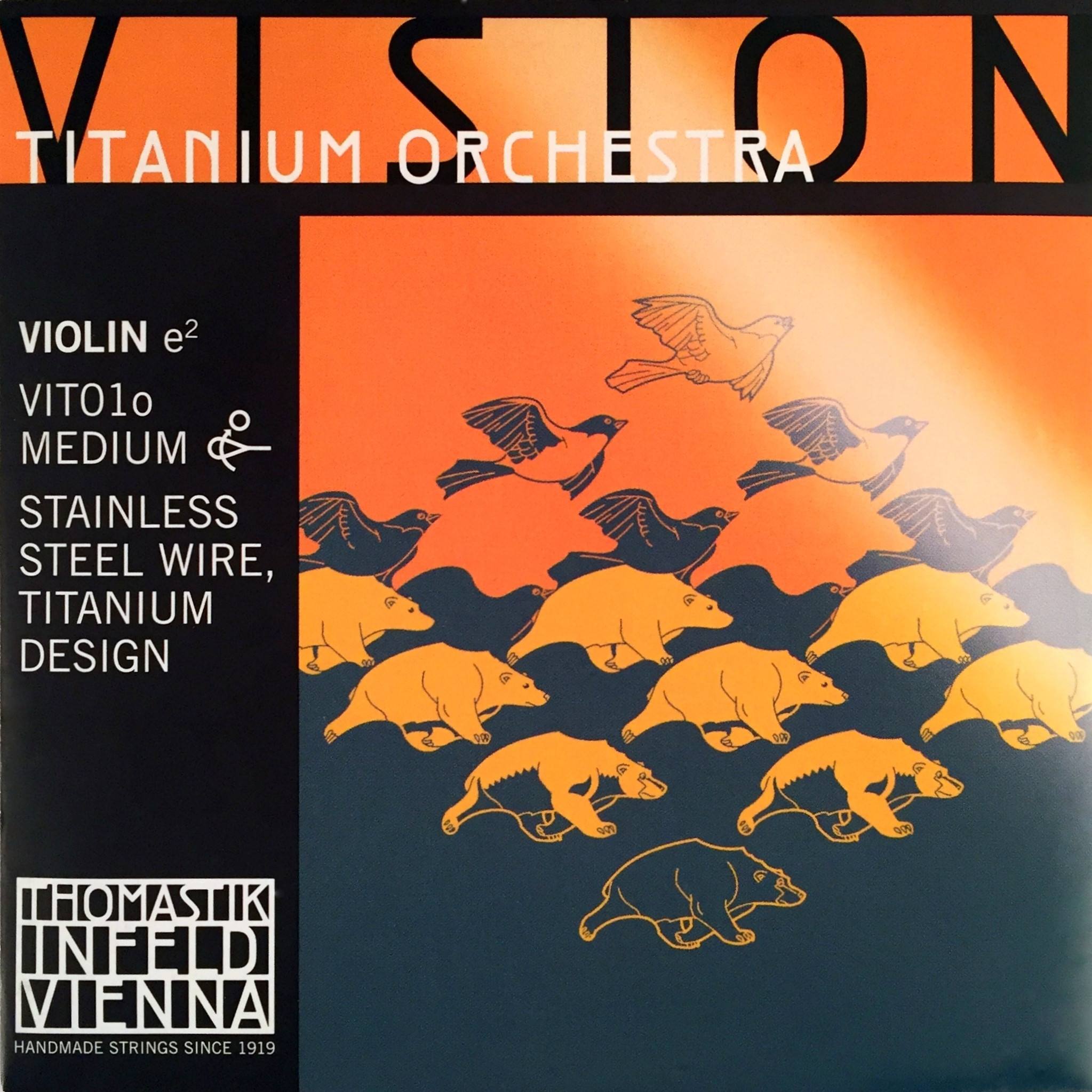 Vision Titanium Orchestra Violin E String VIT01o